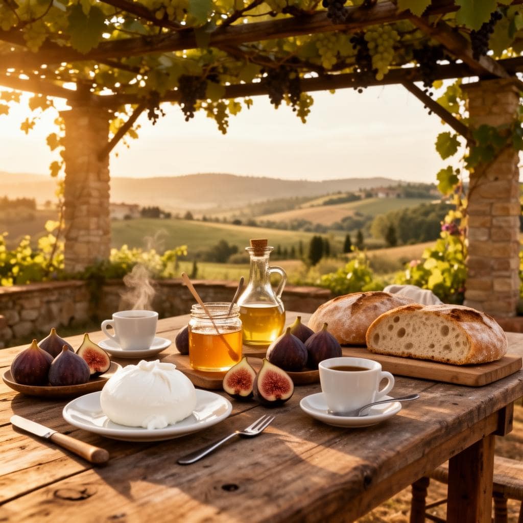 Colazione mattutina all'Vecchio Carrubo