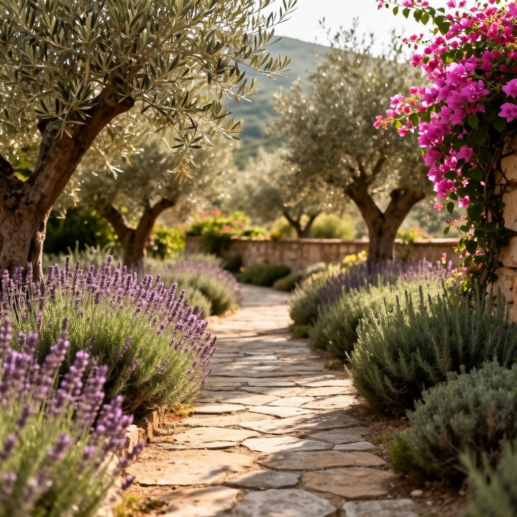 Giardino mediterraneo dell'Vecchio Carrubo